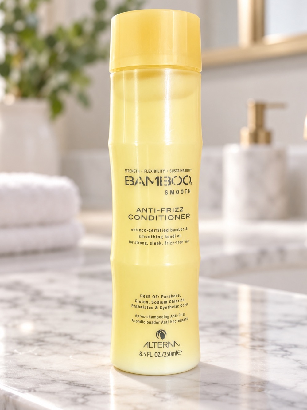 Alterna Bamboo Smooth Anti-Frizz Conditioner - Yellow Bottle Brand New